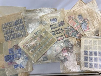 null 2 Boxes + 1 Lot: Stamps from all over the world including China, Formosa, Europe,...