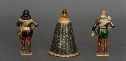 null Gustave VERTUNNI

Figurines en plomb polychrome :

Louis XIII – Henri IV – Marie...