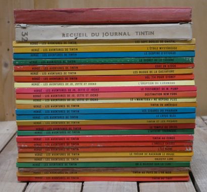 null HERGE

Deux vol. Journal de Tintin

Vingt six vol. de Tintin