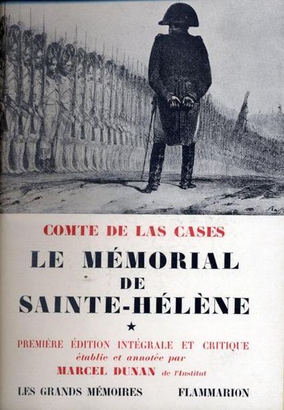 null LE COMTE DE LAS CASES. Mémorial de Saint-Hélène. Flammarion, 1951. In- 12, demi...