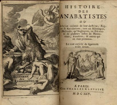 ANONYME. [PÈRE CATROU] Histoire des Anabatistes. 20 gravures en taille douce. Charles...