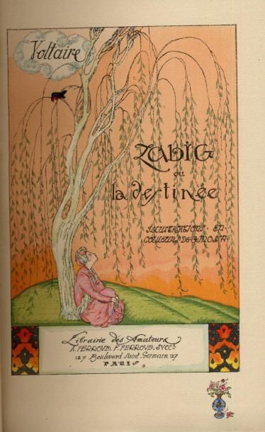 VOLTAIRE Zadig ou la destinée. Illustrations en couleurs de Gustave-Adolphe Mossa....