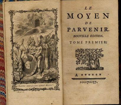 BÉROALDE DE VERVILLE Le Moyen de parvenir. 1757. Chaque tome contient une 1ère partie...