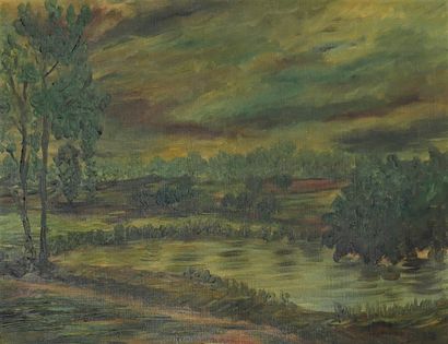 Raymond DUEZ

Edge of the river

Oil on canvas...