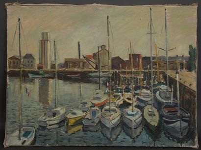 Guy PICHON (1933-2007)
Dieppe
Oil on canvas...