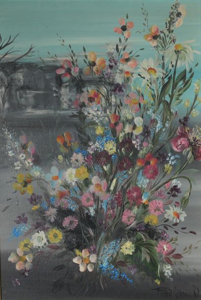 null Patrick FRANK

Bouquet of flowers

Oil on canvas signed lower right

73 x 50...