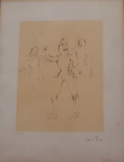 null Léonor FINI (1907-1996)
Les danseurs
Eau-forte signée en bas à droite, numérotée...