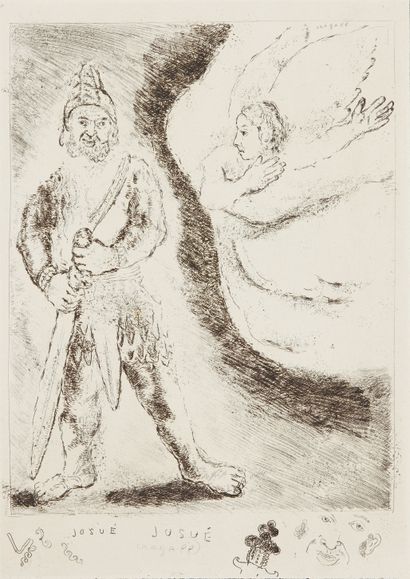 null Marc CHAGALL (1887-1985)
Joshua armed by the Eternal, plate from the suite of...