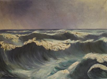 Modern school
The wave, 1896
Oil on canvas...