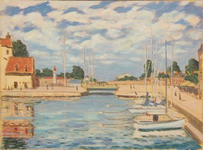 null Guy PICHON (1933-2007)
Honfleur
Oil on canvas titled on the edge
54 x 73 cm...
