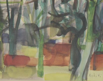 null Georges ARDITI (1914-1985)
The wood
Watercolor signed lower right
23 x 38 c...