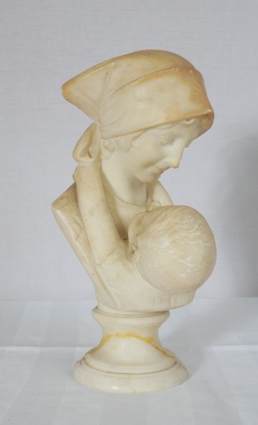 null M. MILLUL Firenze

Femme et enfant

Buste en marbre blanc, signée sur un socle...