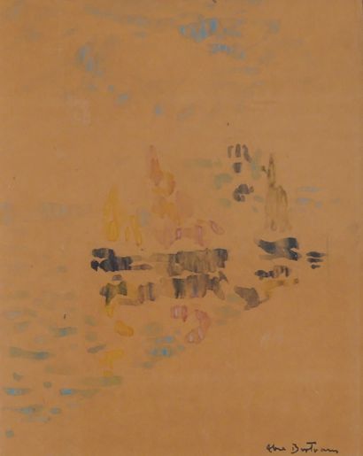null Abel BERTRAM (1871-1954)
Landscape
Watercolor signed lower right
21 x 17 cm...