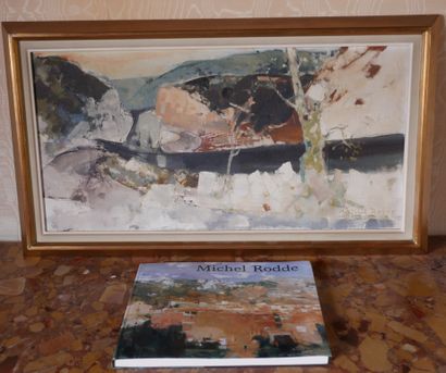 null *Michel RODDE (1913-2009)
Landscape with a tree
Oil on canvas signed lower right
30...