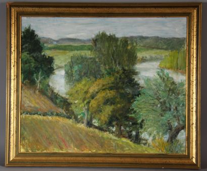 null Modern school

Landscape

Oil on canvas signed lower left

50 x 81 cm.