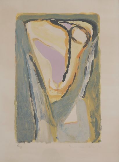 Bram Van VELDE (1895-1981)
Pale light, 1970
Lithograph...