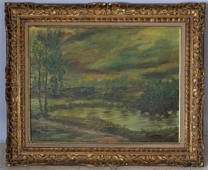 null Raymond DUEZ

Edge of the river

Oil on canvas signed lower right

50 x 65 ...