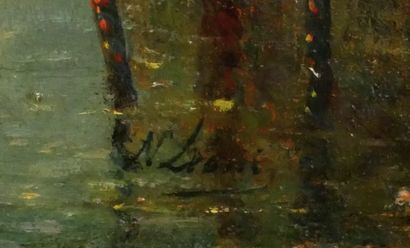 null N. LEONI
Venice
Oil on panel signed lower right
18 x 12,5 cm