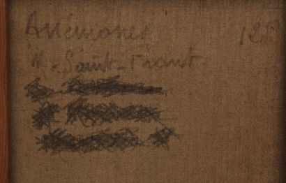 null Micheline SAINT-FRONT (XXème s.)
Anémones
Huile sur toile signée en bas à gauche,...