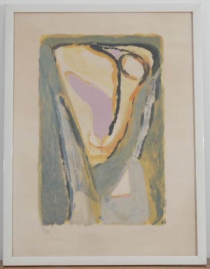 null Bram Van VELDE (1895-1981)
Pale light, 1970
Lithograph signed lower right and...