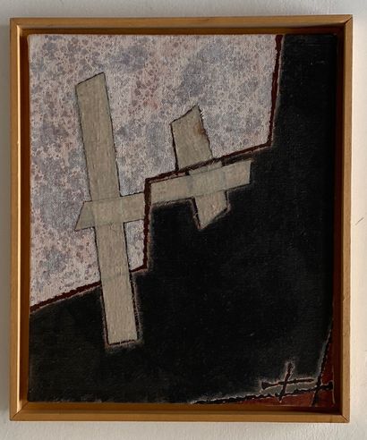 null Contemporary school
Untitled: TFNL 29
Mixed media on canvas signed on the back...