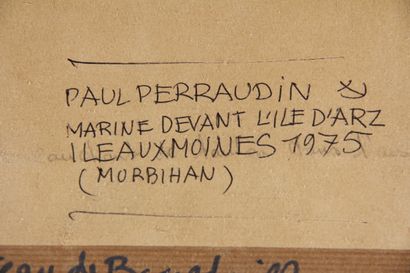 null Paul PERRAUDIN (1907-1993)

L'île d'Arz 

Aqurelle signée en bas à droite

27...
