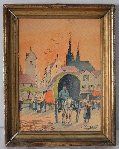null Modern school

Cart at the market

Watercolor signed lower right

20,5 x 16,5...