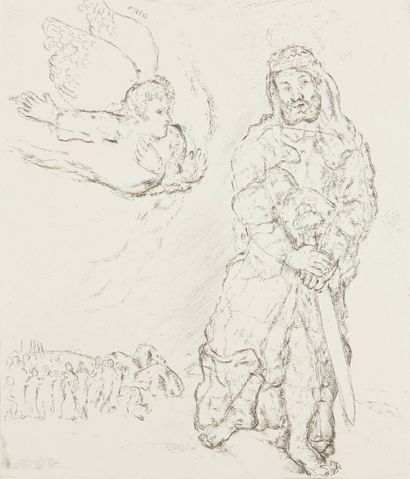 null Marc CHAGALL (1887-1985)
Joshua before Jericho, unpublished plate from the continuation...