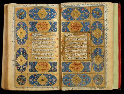null Coran, signé et daté. Manuscrit sur papier, en écriture naskhi, copié par Abd...