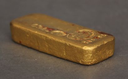 null *Lingot d'or de la Compagnie des Métaux Précieux numéroté702185, pds : 996 ...
