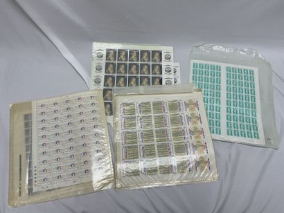 null France Faciale: important lot with stamps from 1960 to 2016 + PA + Booklets...