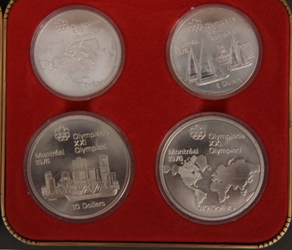 null CANADA - Olympic Games Montreal 1976 :
Three different boxes each containing...
