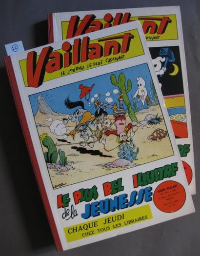 null Vaillant - Nouvelle Série N°10 (695 à 707) + N°11 (709 à 719). TBE