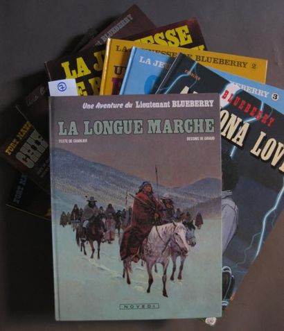 null Blueberry - 8 volumes ed. Dargaud dont "Général tête jaune", eo 1971; "Chihuahua...