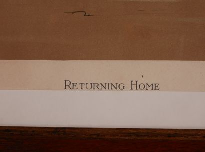 null Lionel EDWARD (1874-1954)
Returning home
Lithographie
29 x 69 cm. À vue