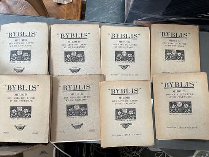 null BYBLIS 
Lot de 24 revues : Miroir des arts du livre et de l'estampe