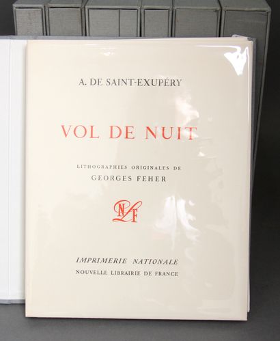 null Antoine de SAINT EXUPERY - Georges FEHER ill.
Courrier Sud - Vol de nuit - Terre...