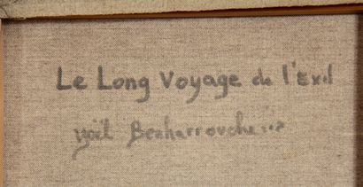 null Yoel BEN HARROUCHE (1961-)
Long voyage de l'exil
Huile sur toile signée en bas...