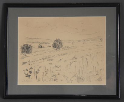 null Jean Charles CAZIN (1841-1901)
Landscape
Graphite and charcoal signed lower...