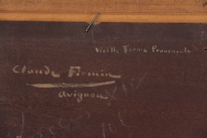 null Claude FIRMIN (1864-1944)
Vieille ferme provençale
Huile sur panneau signée...