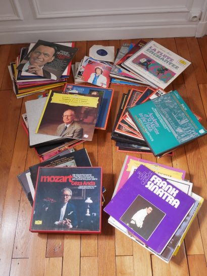 null Lot de vinyles de disques classiques