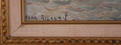 null Jean RIGAUD (1912-1999)
Honfleur, le phare
Huile sur toile signée en bas à gauche,...
