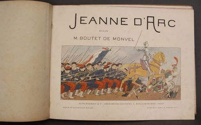 null Lot de livres sur Jeanne d'Arc :
- M. BOUTET DE MONVEL Plon Nourrit Cie (tâches)
-...