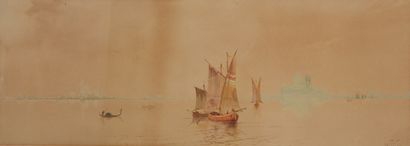 null Henry Stanton LYNTON (act.1886-1912)
Bateaux naviguants
Deux aquarelles formant...