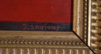null J. SAVIGNY
Nature-morte
Huile sur toile signée en bas à gauche
22 x 27 cm.