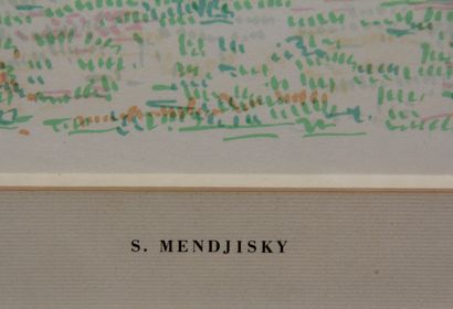 null Serge MENDJISKY (1929-2017)
Les jockeys
deux lithographies signées en bas à...