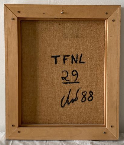 null Ecole contemporaine
Sans titre : TFNL 29
Technique mixte sur toile signée au...