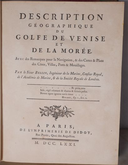 null Jacques Nicolas BELLIN
Description géographique du Golfe de Venise et de la...