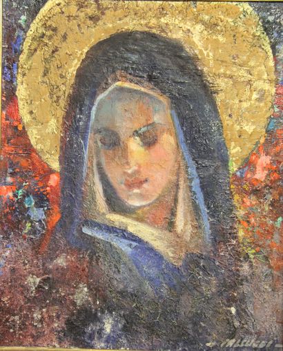 null Robert FALCUCCI (1900-1989)
La Vierge
Huile sur toile signée en bas à droite
46...
