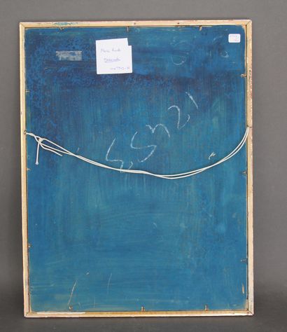 null Mara RUCKI (1920-) attribuée à
Masacarade
Huile sur carton
47 x 35 cm.